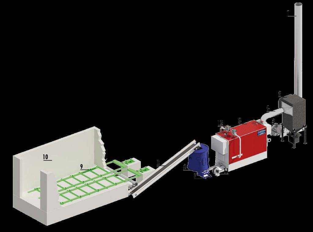 CALDAIA CT-M BOILER CT-M Caldaie a biomassa per produzione di acqua calda, acqua surriscaldata e vapore con alimentazione automatica