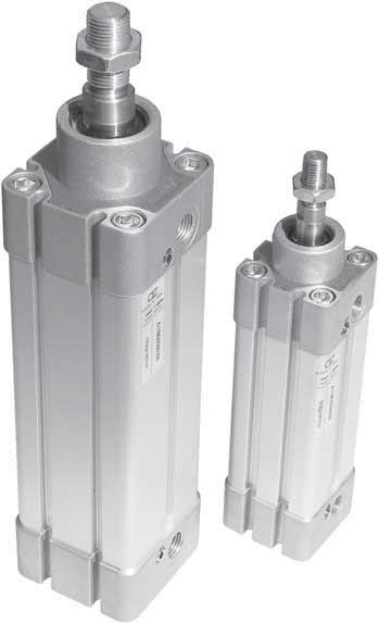 cilindri ISO 431 VDMA cylinders ISO 431 VDMA Conformi alla norma ISO 431 VDMA Compliant to norm ISO 431 VDMA Grande affidabilità e lunga durata High reliability and long life time Versione magnetica