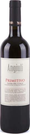 PRIMITIVO 15,00 100% PRIMITIVO GIOAIA DEL COLLE IGP PUGLIA AFFINAMENTO SOLO ACCIAIO VINO NON FILTRATO