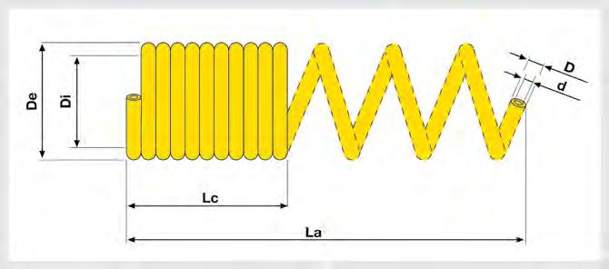 Tubi, multitubi e spirali in Poliammide PA12 Polyamide PA12 tubes, multi-tubes and spirals Codice Code Lunghezza Length SPIRALI IN POLIAMMIDE PA12 POLYAMIDE PA12 SPIRALS 5 m 7,5 m 10 m 12 m 15 m 20 m