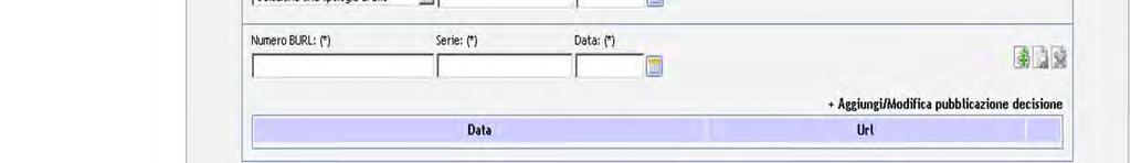 il BURL oppure la pubblicazione