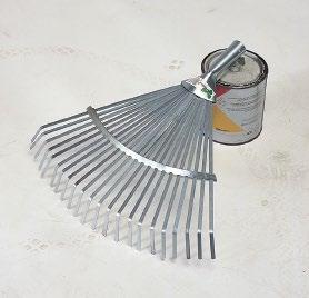 zincato Manico 150 cm Iron adjustable leaf rake