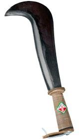 Manico legno Con fodero Billhook machete / Shiny