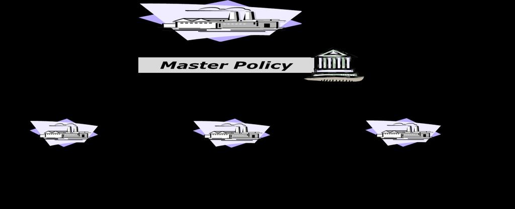 its own policies 2) One master policy