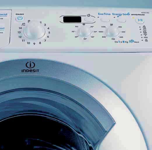 Risparmio energetico ma non solo: le lavabiancheria Indesit offrono grande flessibilità nella