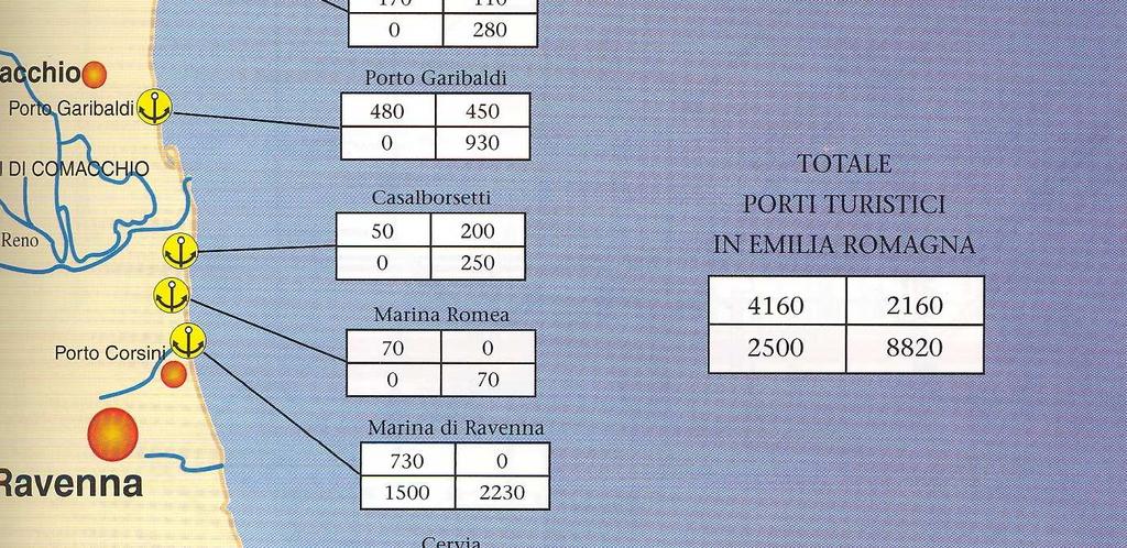 200, previsti dal Piano della Portualità Turistica n.