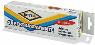 Adesivo a contatto Incolore e trasparente Utilizzo universale, perfetto anche per ampie superfici Permanentemente elastico.