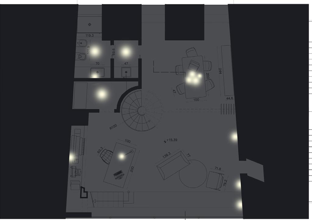 Legenda Simbologia impianto illuminotecnico interruttore Interruttore Presa presa da 16 A luce da parete Luce da parete deviatore Deviatore (2) (2) deviatore Deviatore (da (da 3 in 3 in su) su) presa