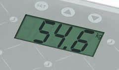 pedana Spegnimento automatico Pedana in vetro temperato Display LCD Unità di misura del peso: kg/lb/st