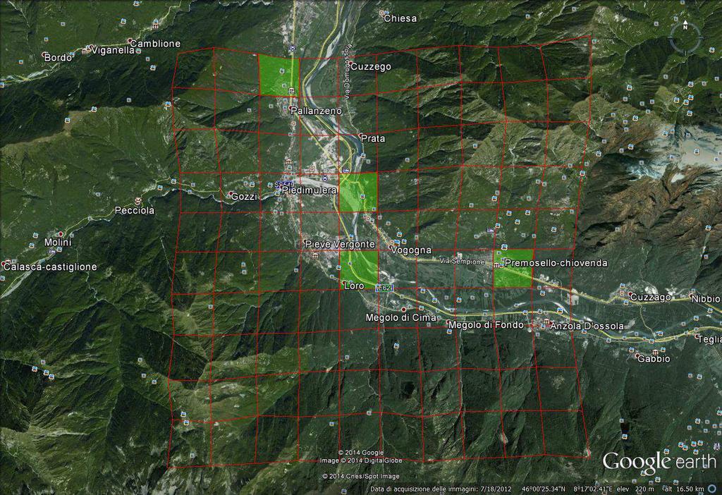 Particella 32T MR49 - Verbano-Cusio-Ossola Sforzo di ricerca > 20 ore Nr di specie rilevate = 56 Specie Airone bianco maggiore Airone cenerino Albanella