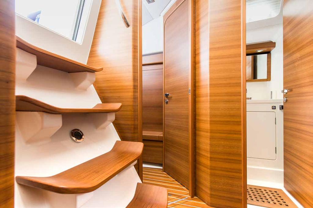 SPACE FOR EVERYTHING 5 We know the importance of space for storage in a cruising boat.