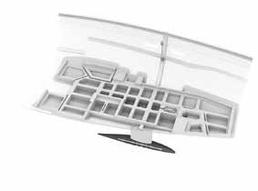 structural bulkheads Rappresentazione dello schema delle paratie strutturali 1 2 3 4 A VERY STRONG CONSTRUCTION Hull and deck of Italia 13.