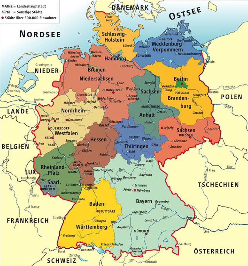 Confederazione tedesca antecedente al 1871.