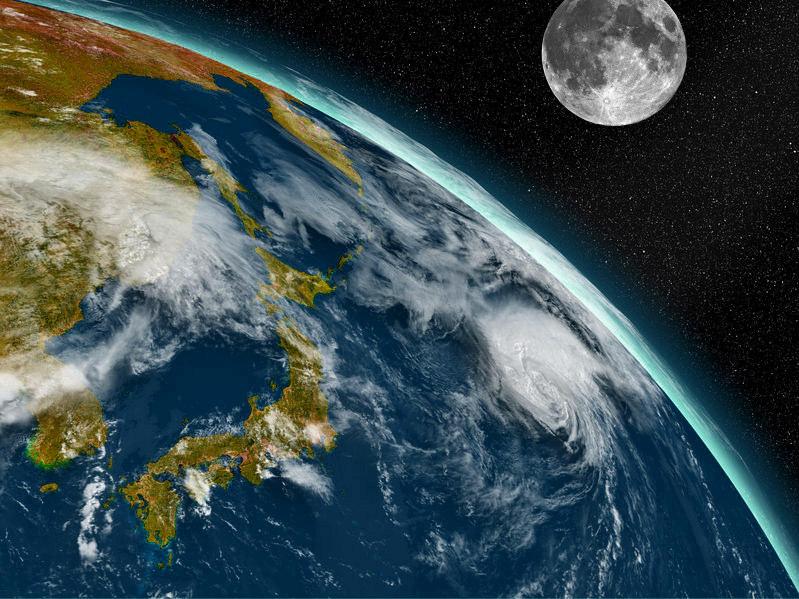 L atmosfera è un involucro molto spesso rispetto alle dimensioni della Terra. 5.