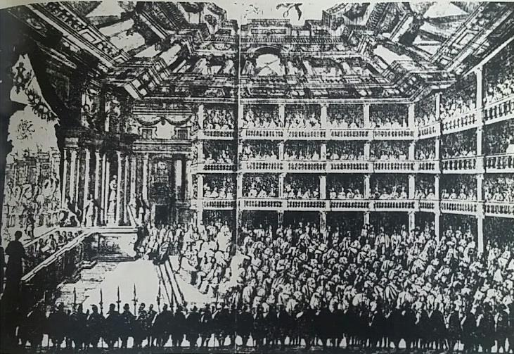 Il teatro imperiale di Vienna (1690
