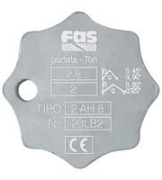 800 N/mm 2 MARCATURE E COLLAUDI Le catene di Grado 80 utilizzate da FAS SpA sono marcate con il simbolo di identificazione del produttore e il grado qualitativo (8).