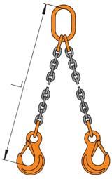 La normale tolleranza della lunghezza L è pari a 2 passi di catena.