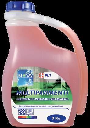 PL2 PL2 - POLIDETERGENTE - POLIDETERGENTE Sanitizzante multisuperfici Detergente, ad azione sanitizzante, ideale per la