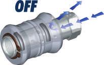 limentazione System Utilizzo ir into the circuit Scarico in ambiente Exhaust to atmosphere Utilizzo ir from the circuit The slide valve can be considered a reversing valves ON-OFF with the variant