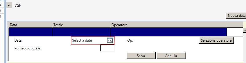 Completare i campi e cliccare sul tasto salva. 5.