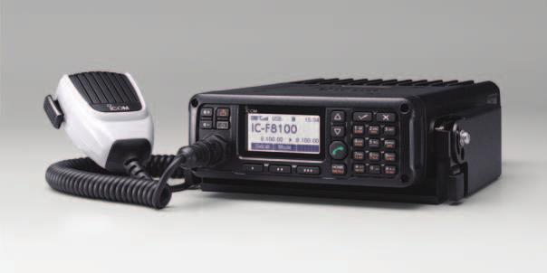 Ricetrasmettitori portatili VHF-UHF Ricetrasmettitori ANALOGICI IC-F8100 RICETRASMETTITORE VEICOLARE HF (solo Export) Una nuova dimensione per i ricetrasmettitori HF ad uso mobile a norme