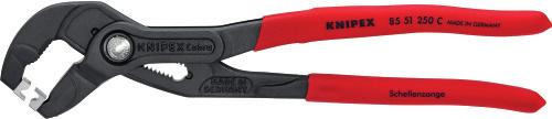 KNIPEX Pinza per fascette Per aprire e chiudere fascette Click inserti di presa girevoli per l attivazione