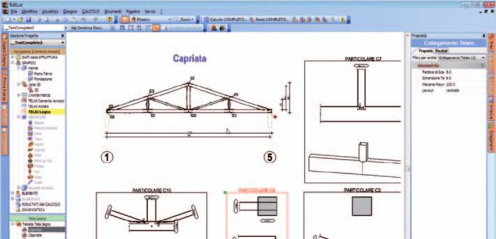 nito semplicemente disegnando la struttura e viene utilizzato per il calcolo dal solutore FEM interno