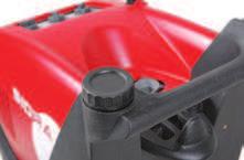 con freno Predisposizione per avvolgitubo (optional) Delayed total-stop Triplex plunger pump with three ceramic