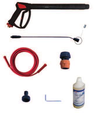 SUPER PLUS - PROFESSIONAL HOT WATER HIGH PRESSURE CLEANERS ACCESSORI IN DOTAZIONE / SUPPLIED ACCESSORIES 1 2 4 5 6 7 3 8 N MOD. COD.