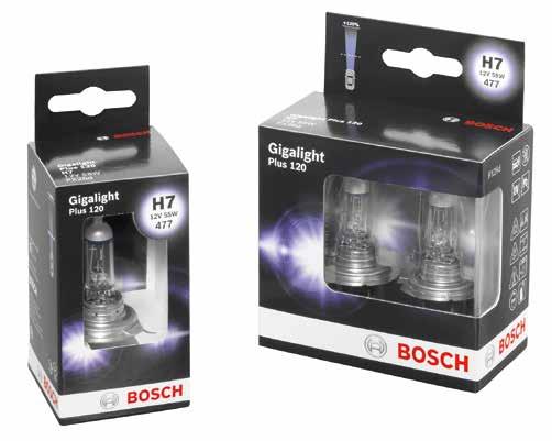 lampadine alogene standard Le lampadine alogene per auto Gigalight Plus 120 forniscono fino al 120% di luce in più rispetto alle lampadine alogene standard grazie al proiettore della lampada che