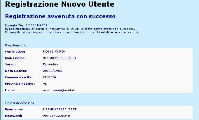 Con la registrazione automatica si ottengono le credenziali di acceso alle funzionalità web che consentono l espletamento della richiesta di associazione al Fondo, per mezzo della compilazione