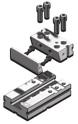 Sistema modulare erardi Elementi modulari serie StandardE erardi modular system StandardE series modular elements Tipo (grandezza) morsa / Vise (type) size 1 2 4 5 6 rt.