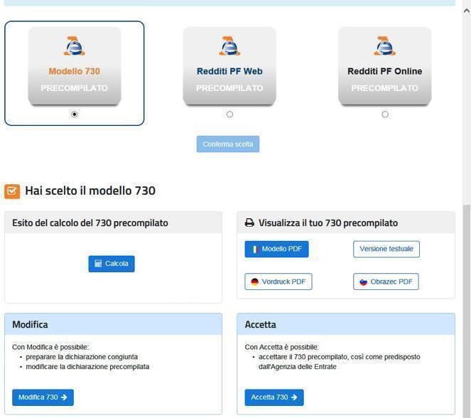 La modifica del modello Qualora non s intenda accettare la