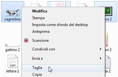 SELEZIONARE PIÙ FILE NON ADIACENTI Per selezionare più file non adiacenti, 1 - seleziona il primo file con un clic 2 - premi e mantieni premuto (da tastiera) il tasto [CTRL] 3 - seleziona il secondo