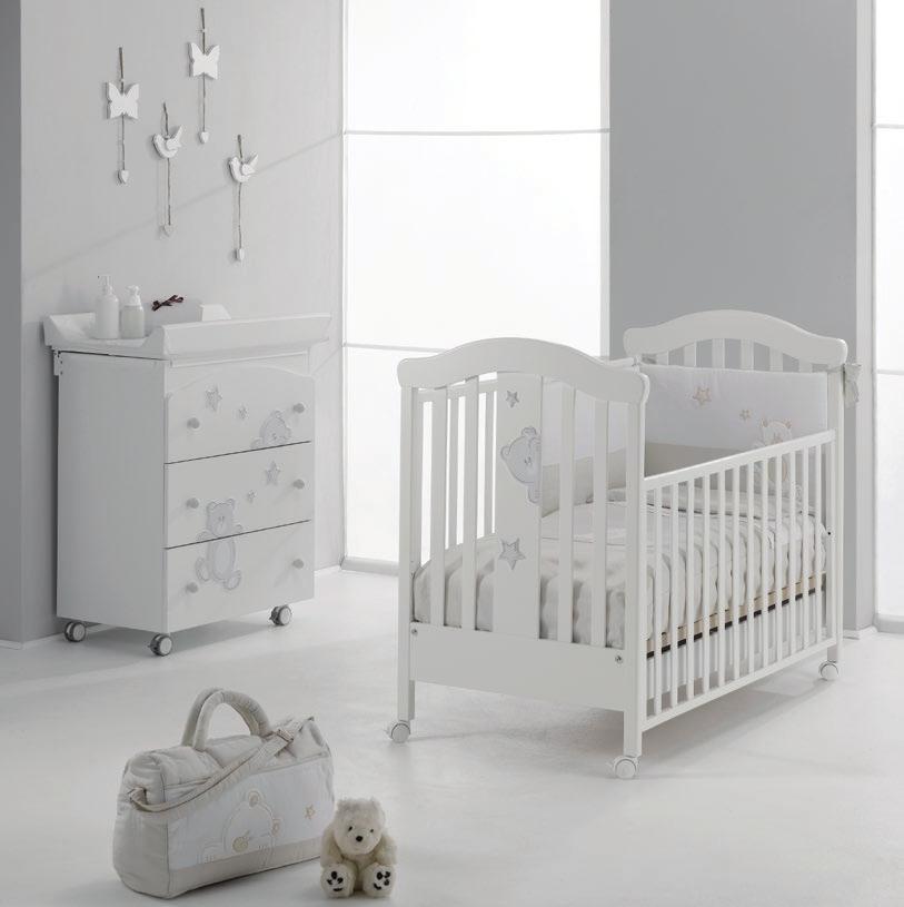 ettino Crib 132 cm 73 cm 106,5 cm Bagnetto