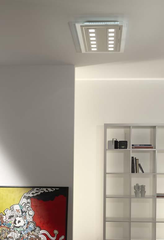 Possibilità dimmerazione intensità della luce. Diffusion ceiling lamp with LED.