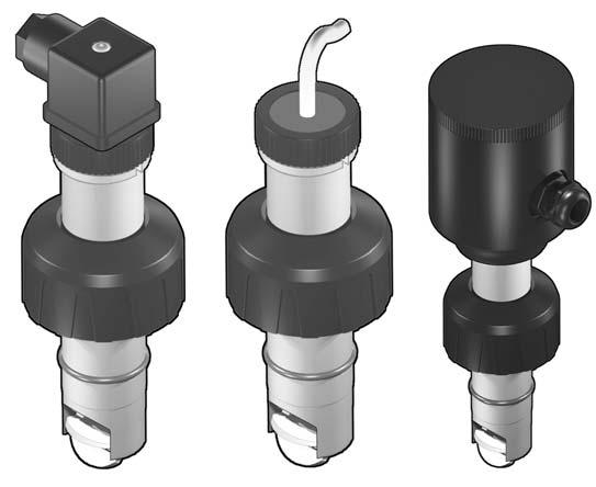 FLOWX3 F3.00 Sensore di flusso a rotore F3.00 Il sensore di flusso F3.00, semplice ed affidabile, è adatto per essere usato con ogni tipo di fluido senza particelle solide in sospensione.