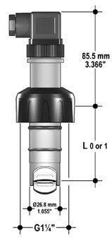 Il fluido che scorre all interno del tubo mette in rotazione il rotore, generando in uscita un segnale ad onda quadra con frequenza proporzionale alla velocità del fluido.