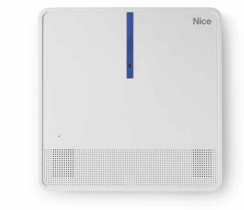 MYNICE 7002 Centrale di comando telegestibile, con radio bidirezionale Dual Band, per sistemi di allarme misti wireless e filari.