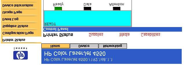 La schermata riportata di seguito indica la parte superiore della pagina principale del software.