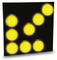 12 - UNI EN 12352 L2H; P1; giallo C1; R0; A1; I0; F1+F2; O1+O2+O3; M1+M4; T2; S3 Sorgente luminosa: nr.