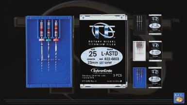 17-18 Le confezioni dei TF possono contenere o strumenti uguali o diversi, organizzati per sequenza clinica. TF Taper Tip 23mm 27mm.