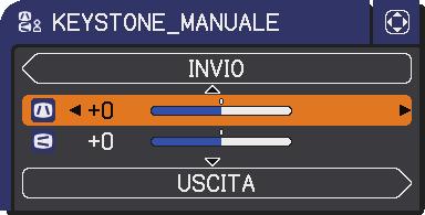 Per completare l'operazione premere nuovamente il pulsante POSITION. Se non si esegue alcuna operazione la finestra di dialogo scomparirà automaticamente dopo qualche secondo.