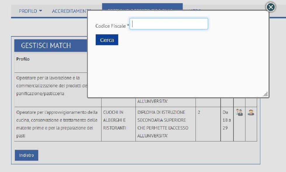 Servizio per l Impiego: Gestione offerte Candidatura Attivando la funzionalità di candidatura singola, il