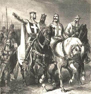 La Crociata (1096-1099) I quattro capi della prima Crociata ufficiale sono: il duca della Bassa Lorena Goffredo di