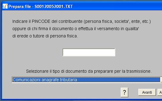 Nel caso in cui esistano delle anomalie il file verrà comunque generato e all' utente sarà chiesto se vuole visualizzare l' anteprima di stampa con le anomalie riportate.