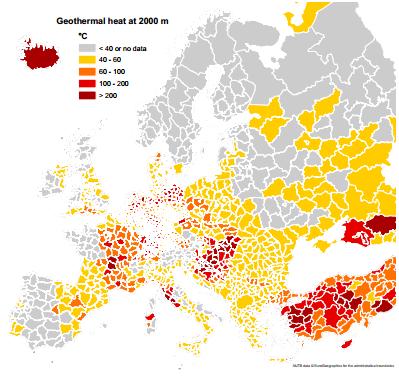 Sorgenti di calore geotermico Biomasse Calore