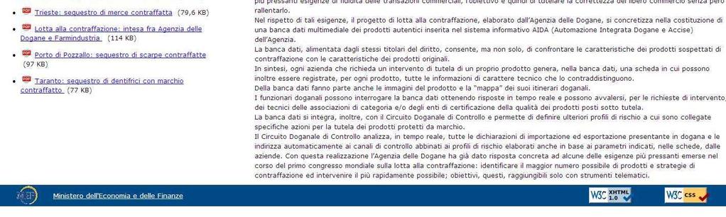 Istanze di tutela Knowledge -base