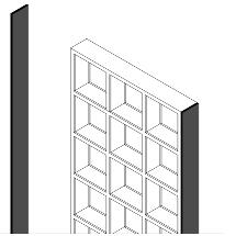 strutture verticali sistema Vetroarredo modulare in legno Accessori per la posa in opera Lista terminale di
