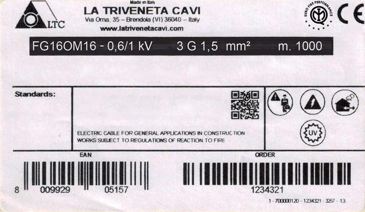 Cosa mbierà? Martura CE NORME Le NORME CEI relative ai materiali, ai vi e alle installazioni sono state adeguate ai requisiti richiesti dal Regolamento.